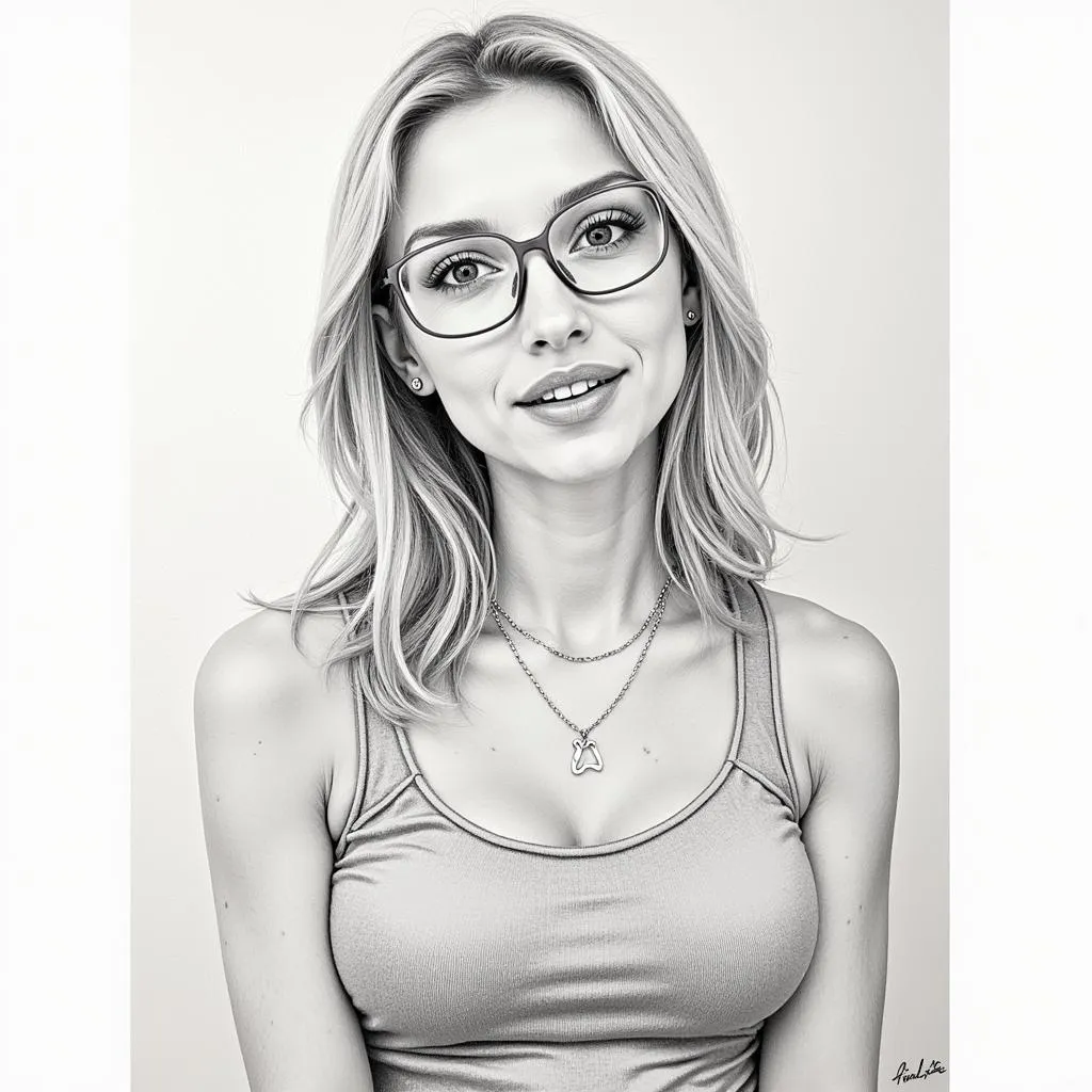 Emily Dyer's Fan Art Drawing of Artist A