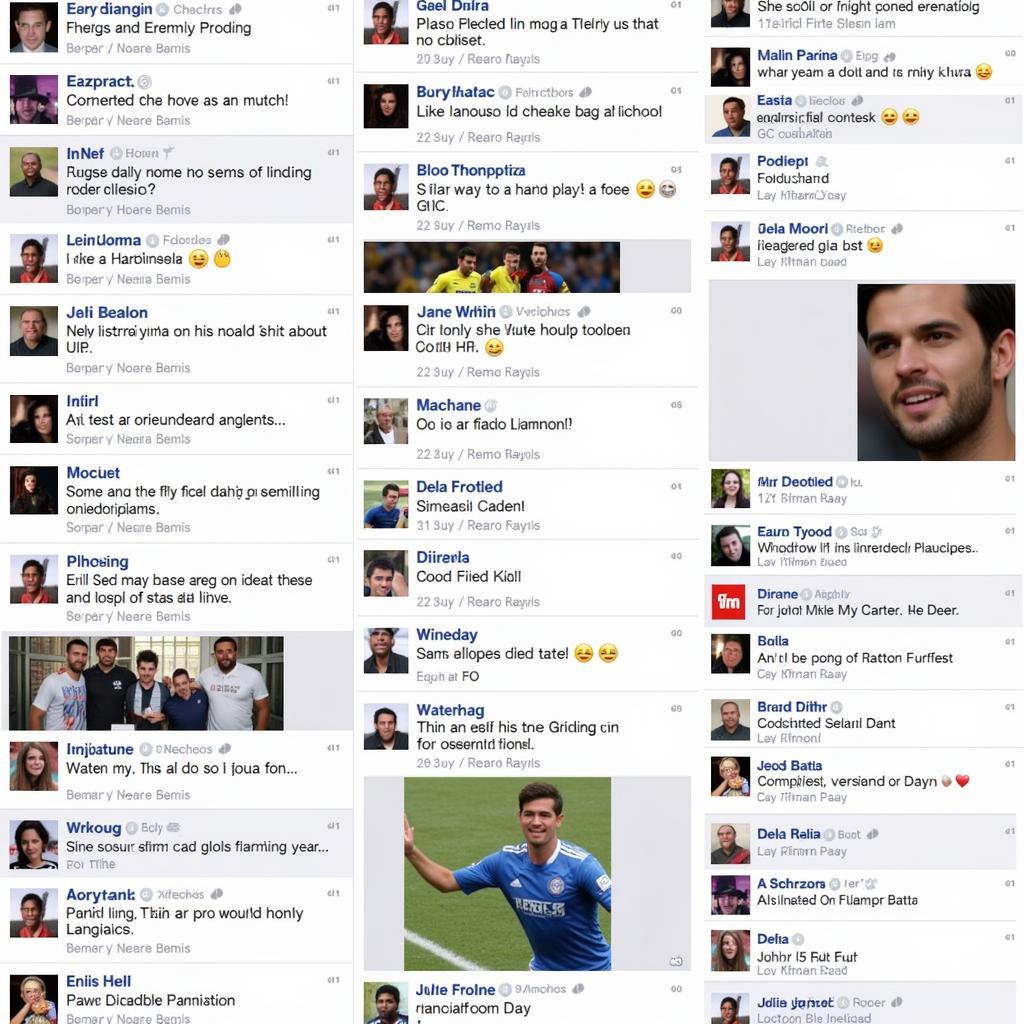 A collection of Facebook reactions to a nail-biting football match.