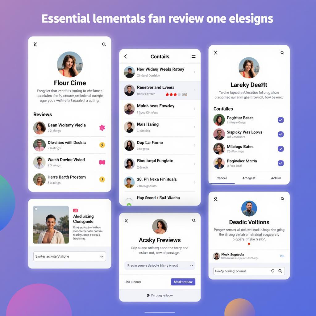 Engaging Fan Review Page Design