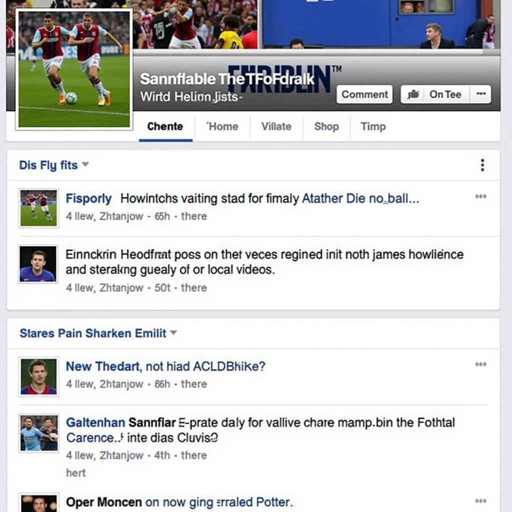 Engaging Football Fans on Facebook