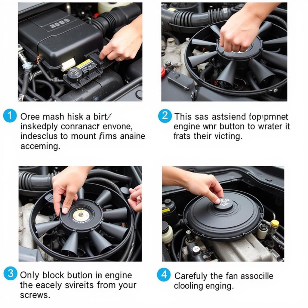 Replacing an Engine Cooling Fan