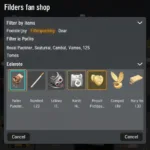 FO3 Fan Shop Item Filtering