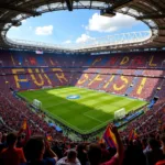 European Football Fans Create Massive Tifo Display