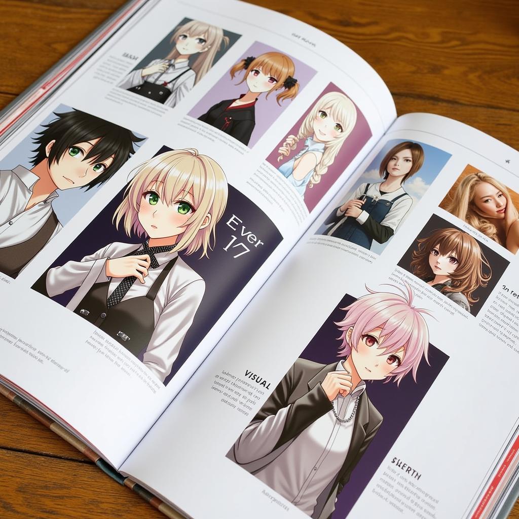 Ever 17 Visual Fan Book Interior Art