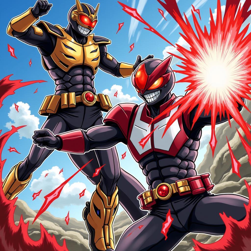 Ex-Aid vs Parad Fan Art