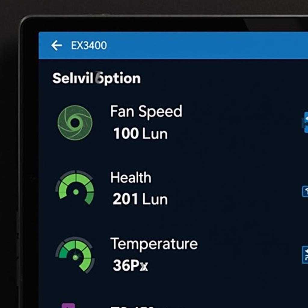 Monitoring EX3400 Fan Status