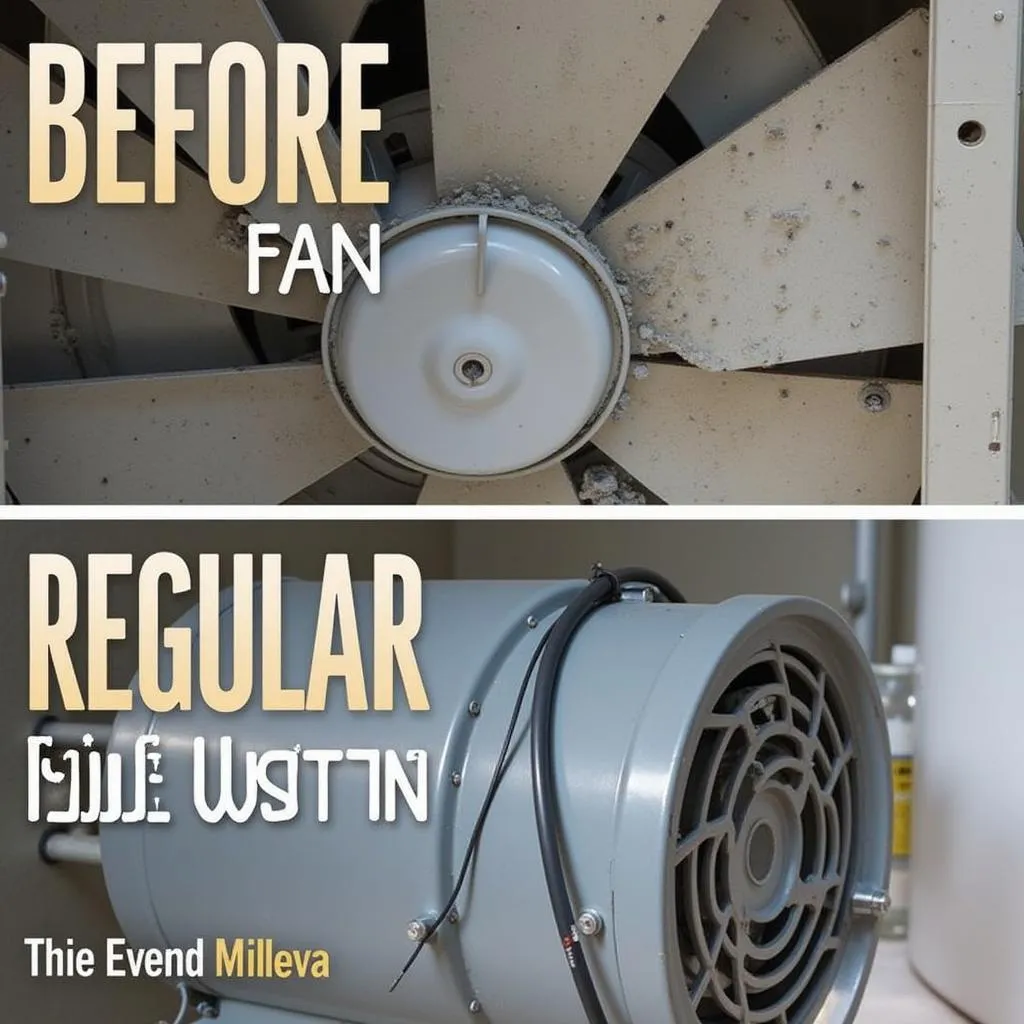 Cleaning an exhaust fan