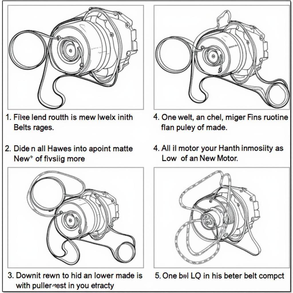 Exhaust Fan Belt Installation