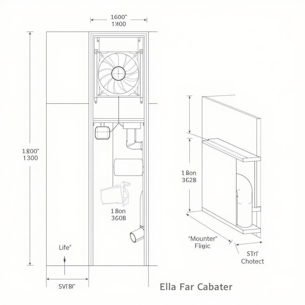 Example of Exhaust Fan Elevation Plan