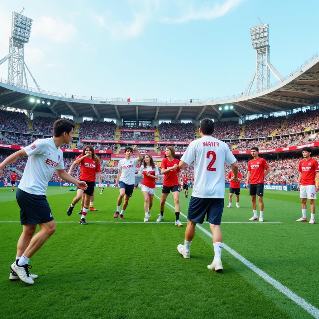 EXID Fans Football Match