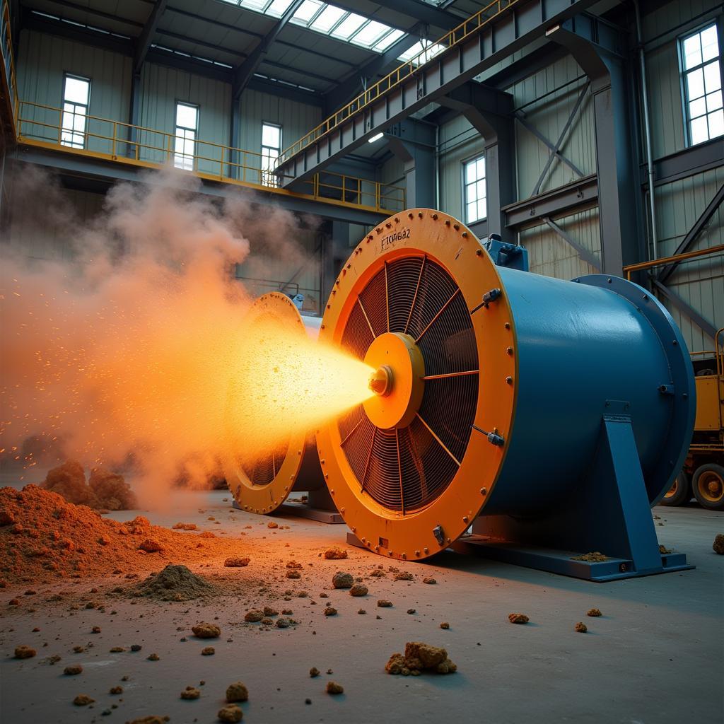 Explosion-Proof Fan Operating in a Hazardous Environment