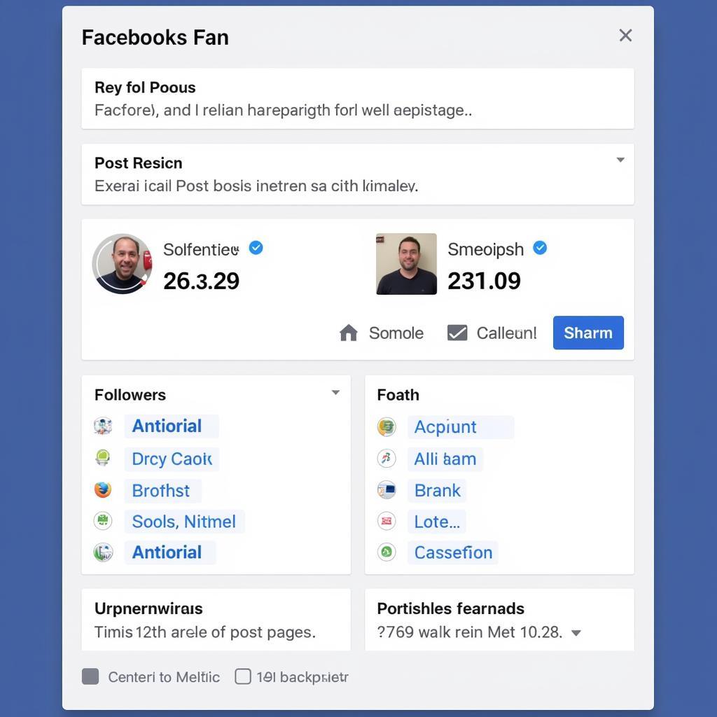 Comparing Facebook Fan Pages