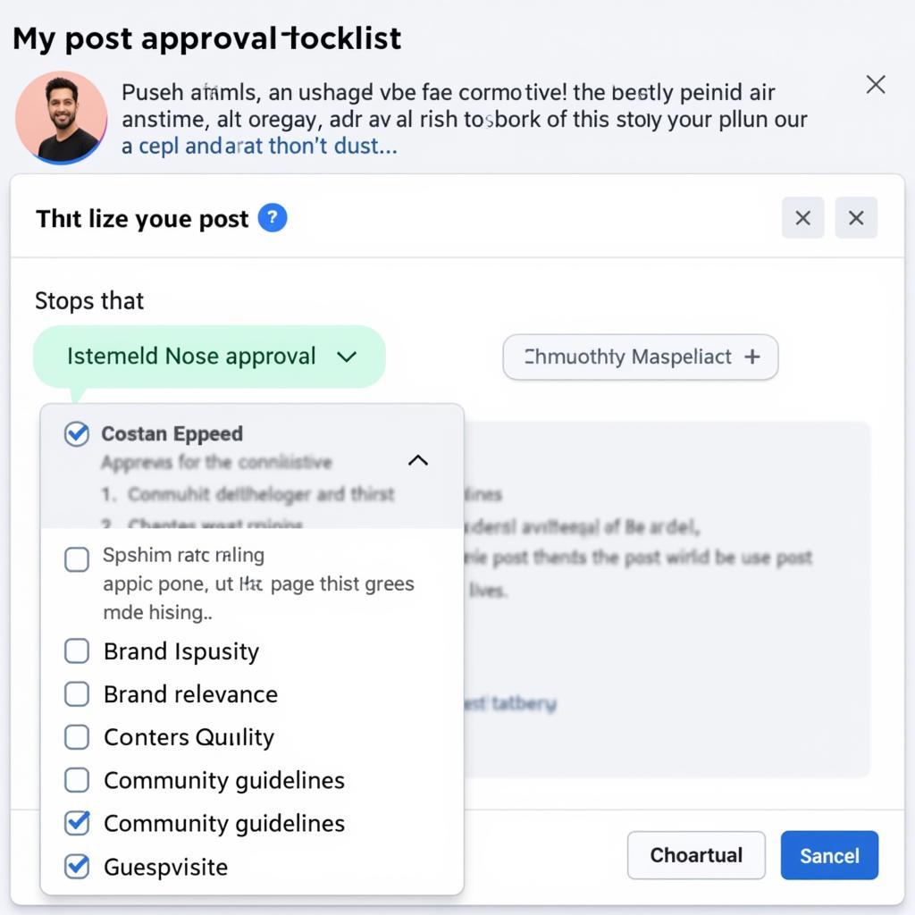 Facebook Fan Page Post Approval Process