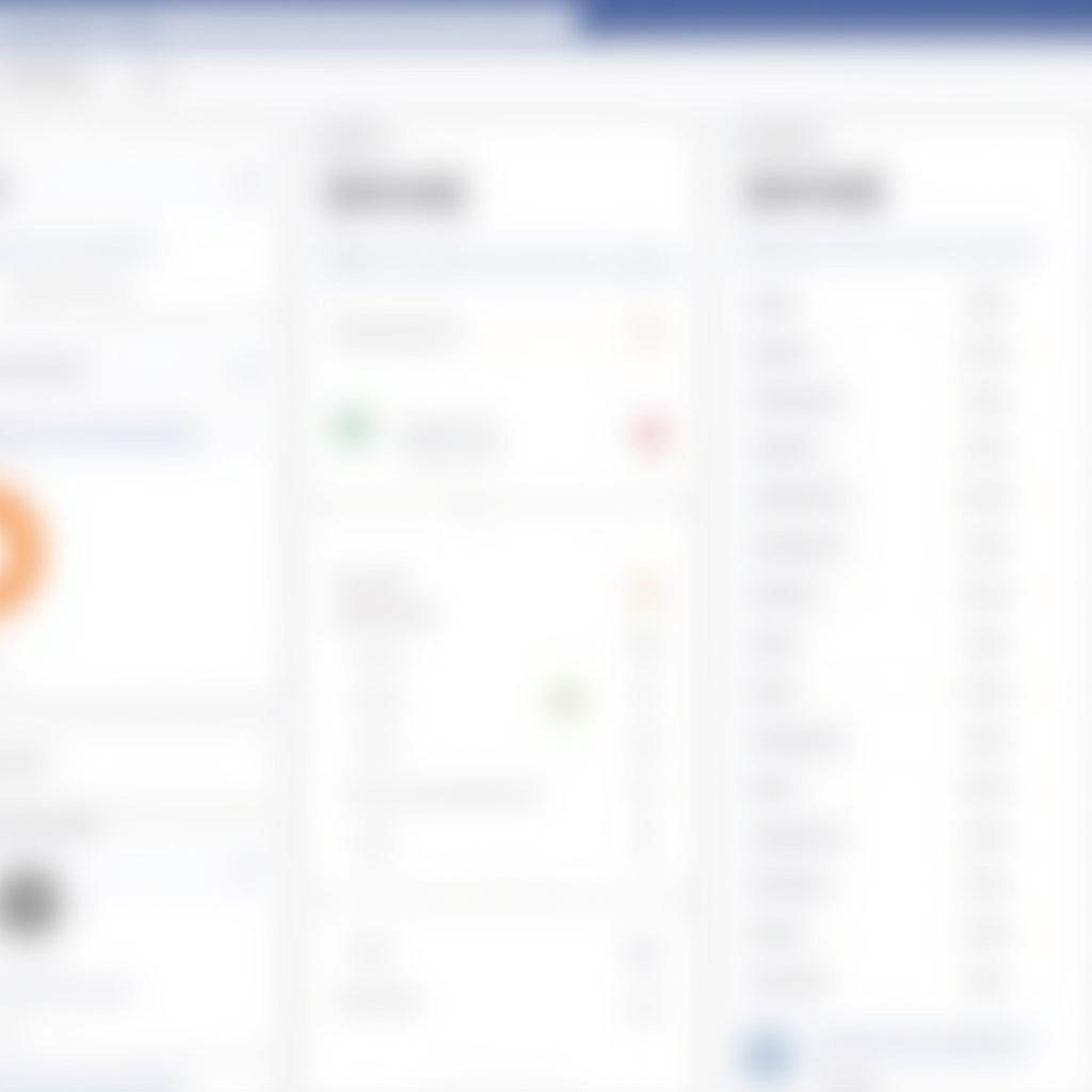 Facebook page insights dashboard with engagement metrics