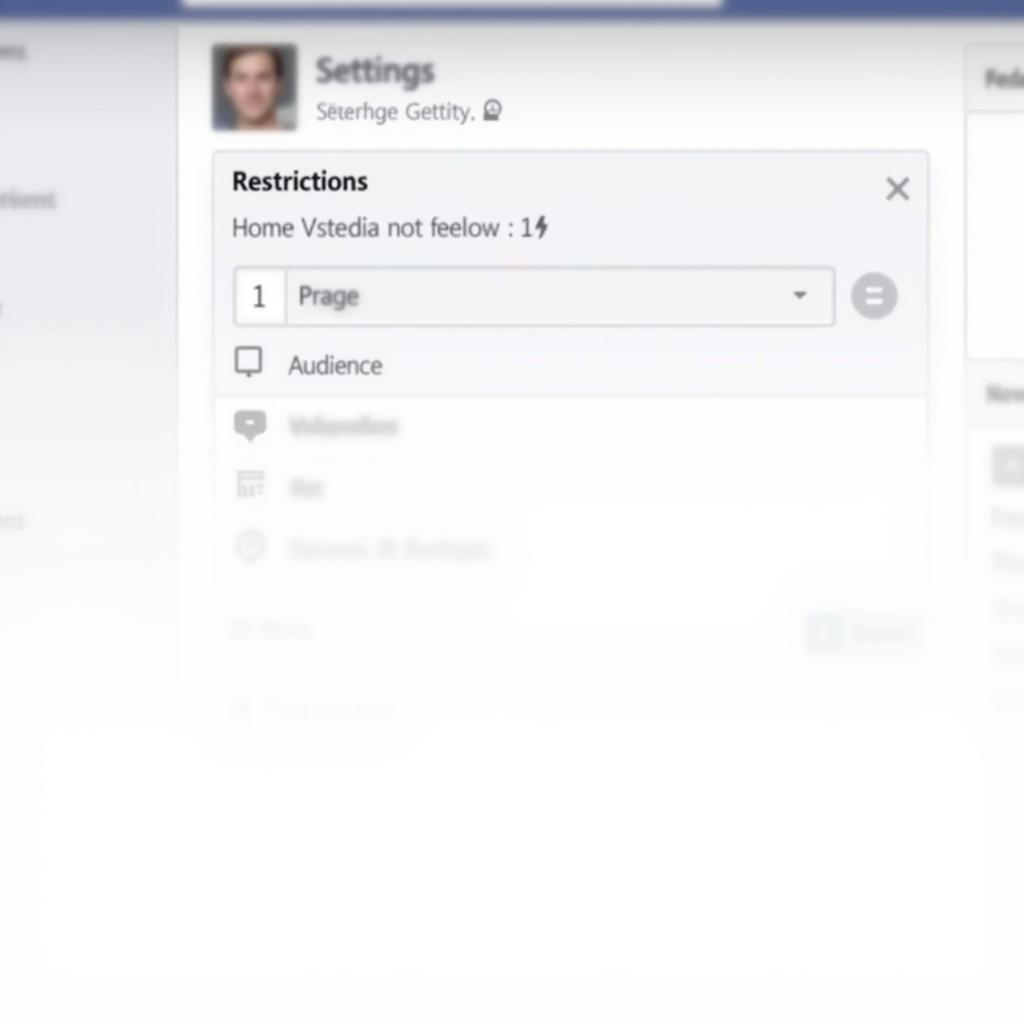 Facebook Page Settings: Restrictions