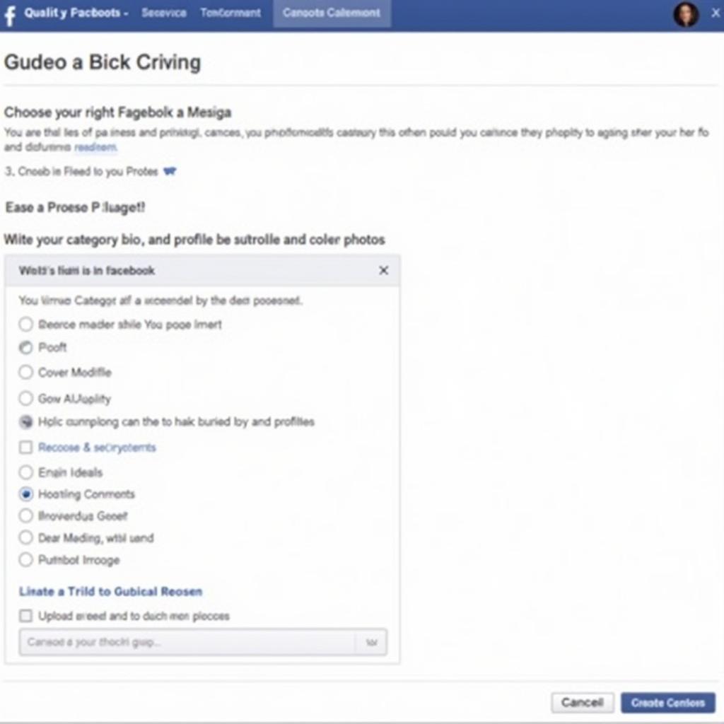 Facebook Page Setup Guide