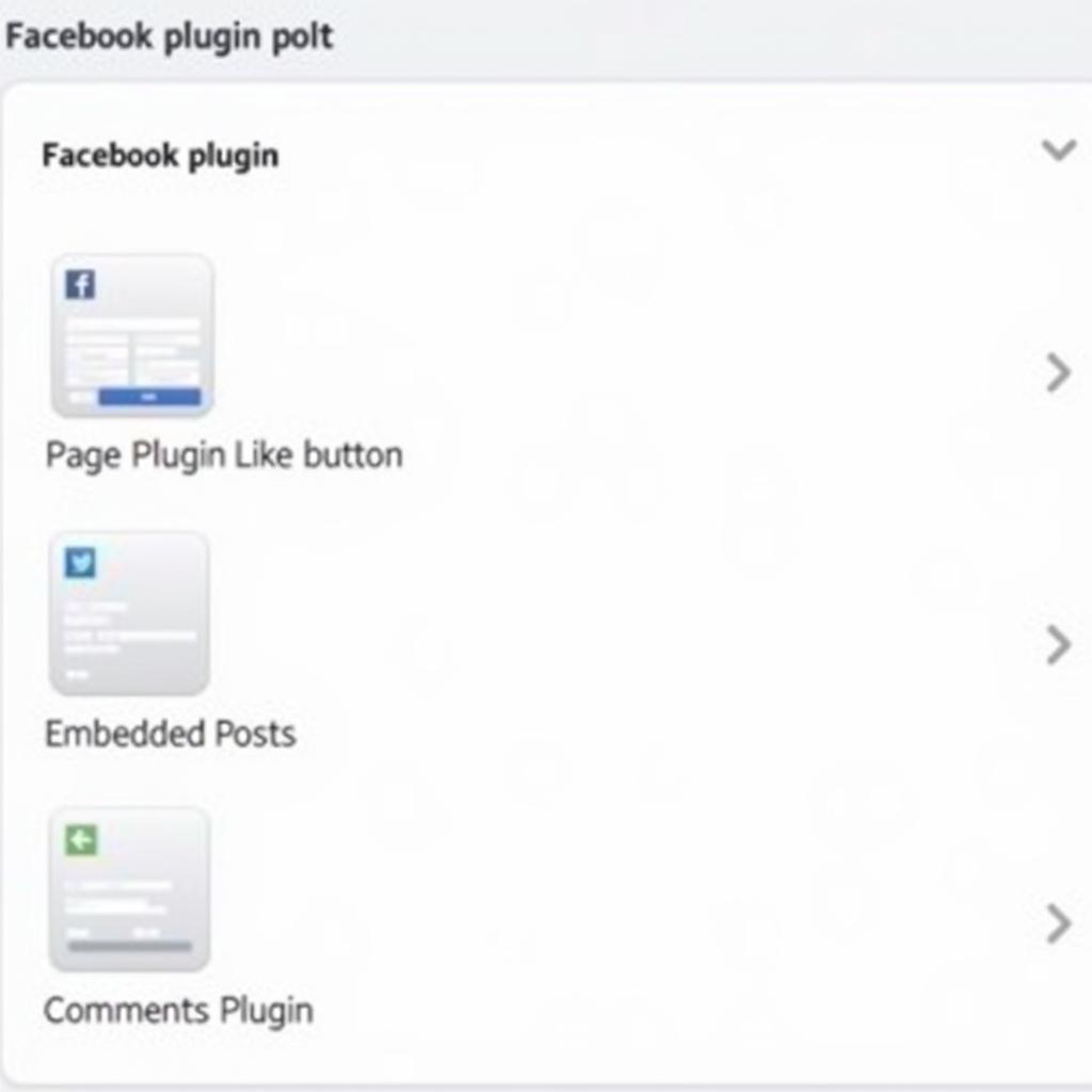 Different Types of Facebook Plugins Available