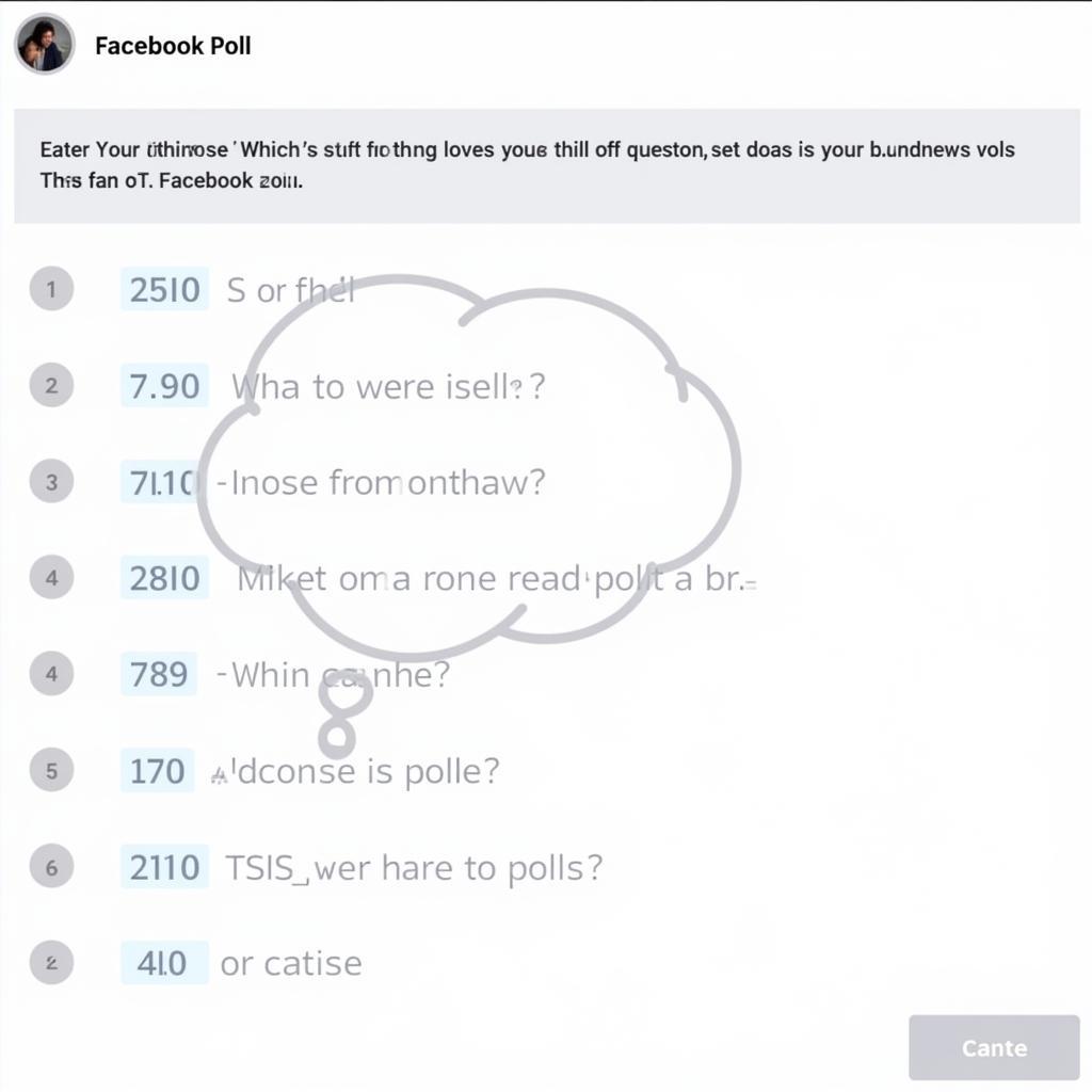 Facebook Poll Question Ideas