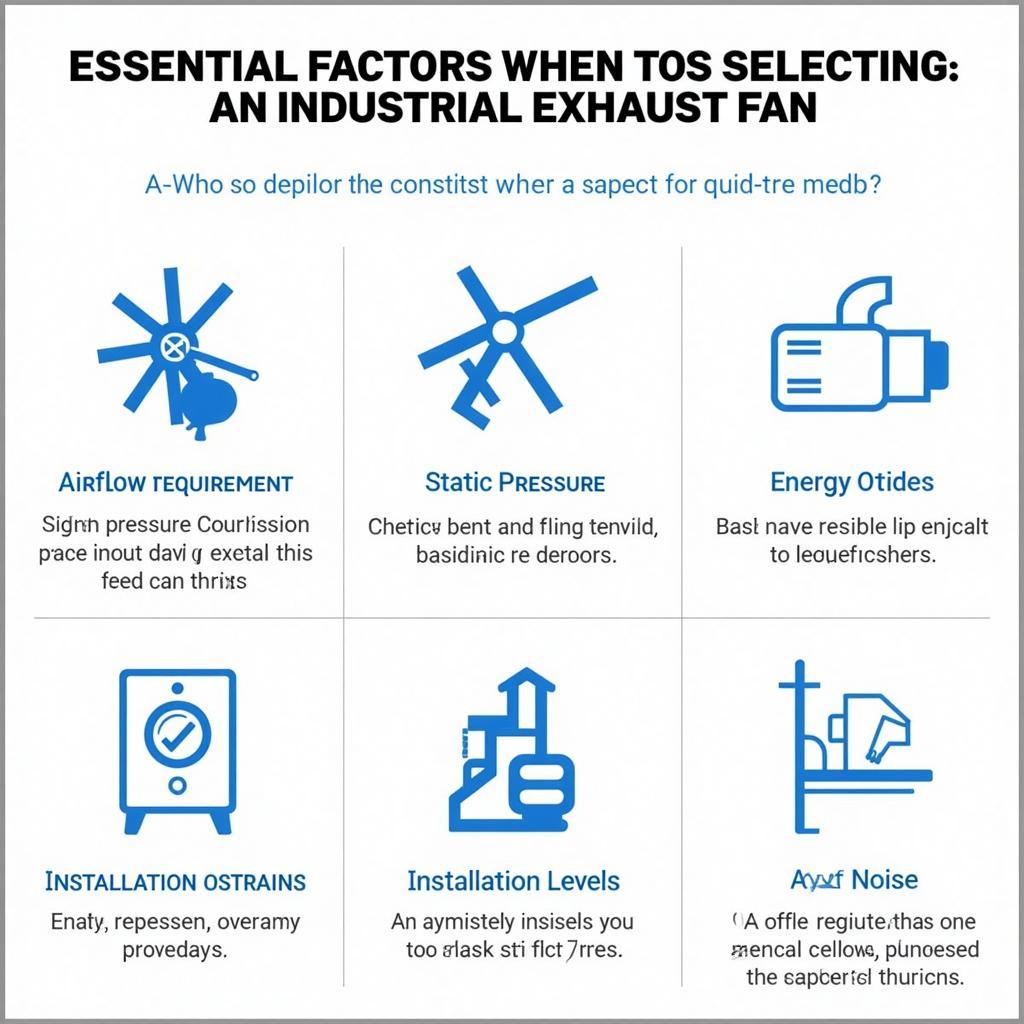 Key factors for choosing the right fan