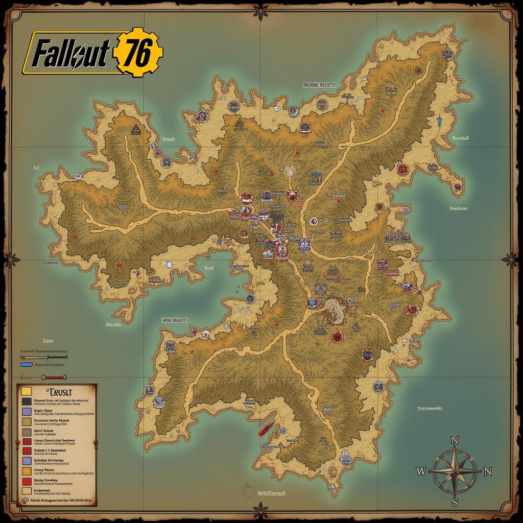 Fallout 76 Map Exploration