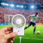 Portable Fan 3 Pin Sendo Cooling Solution for Football Fans