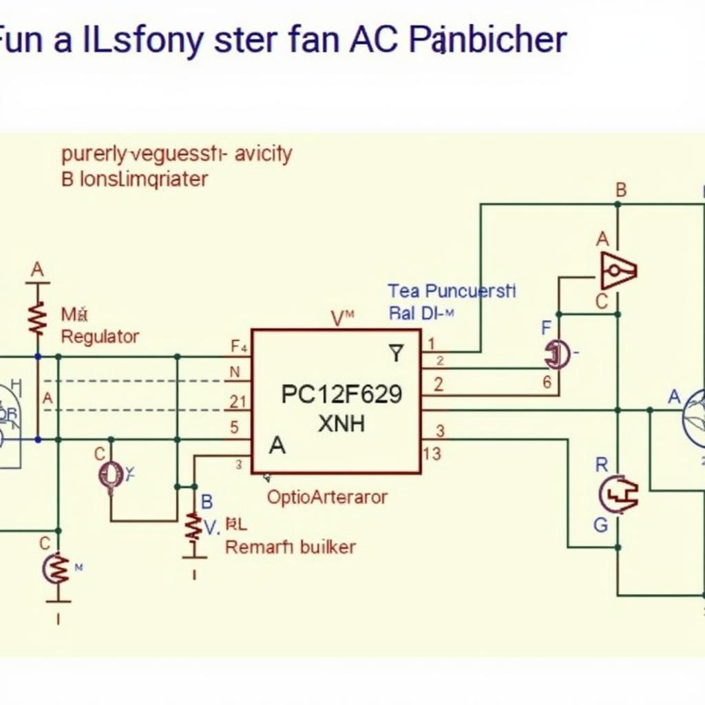 Fan AC Regulator Circuit with PIC12F629