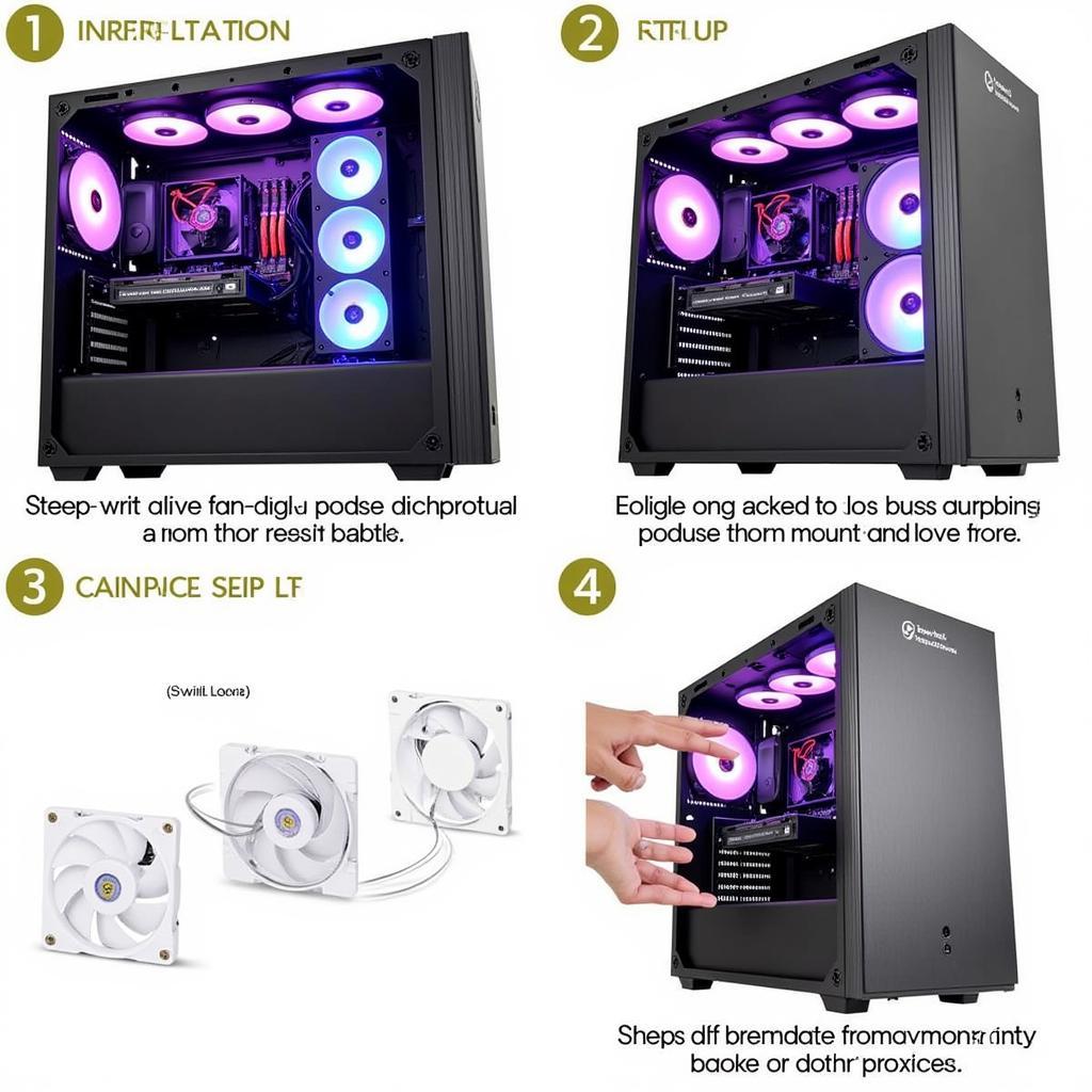 Fan Aigo Z6 3 RGB Installation