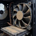 Fan Alarm Caused by Dust Accumulation