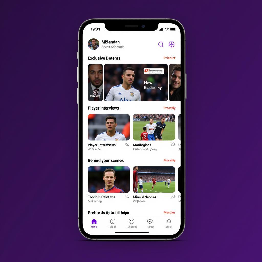 Exclusive Content on iOS Football Fan Apps