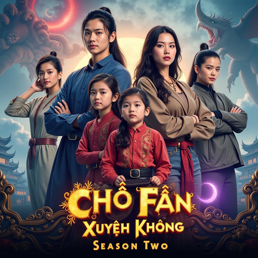 Fan-made poster for Chị Fan Xuyên Không Phần 2