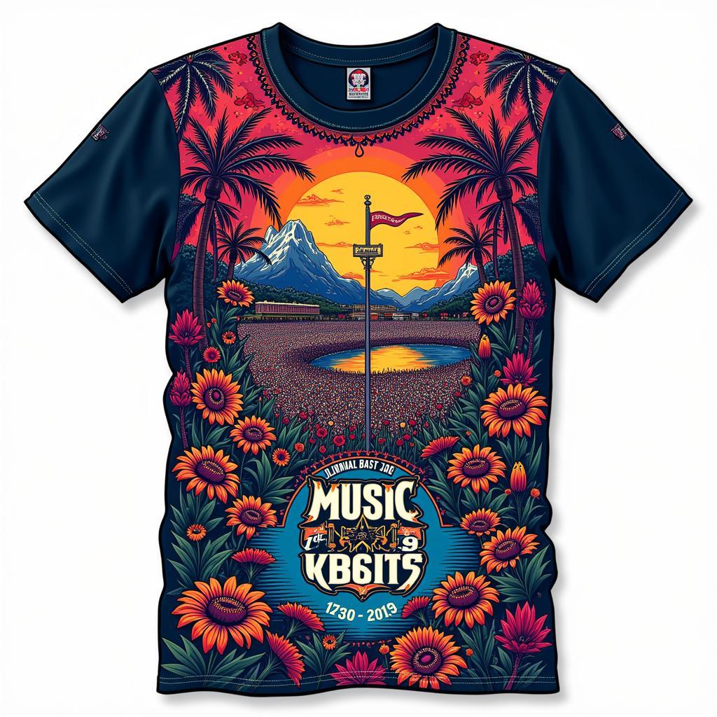 Fan Art T-Shirt Design for a Music Festival