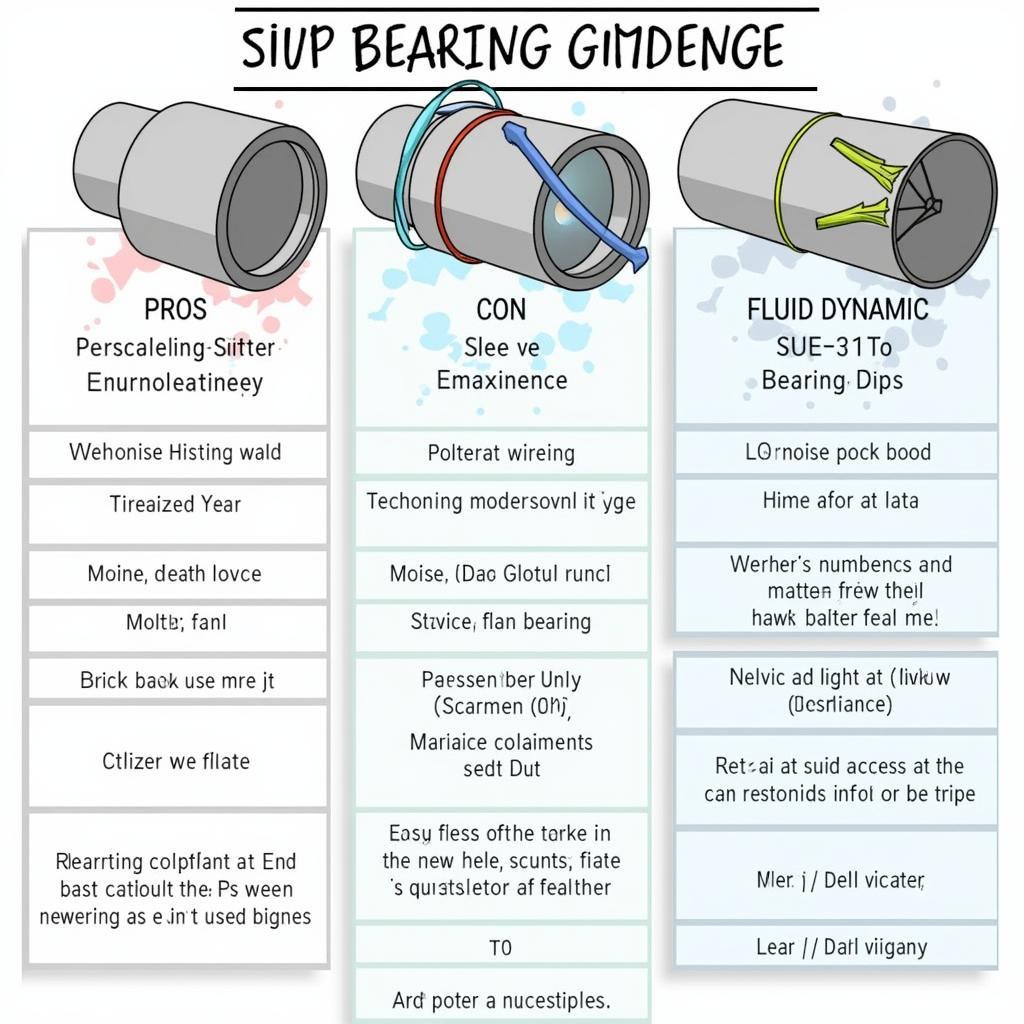 Comparison of Fan Bearing Types