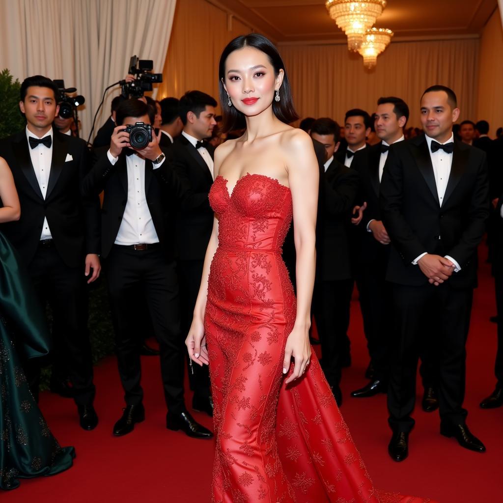 Fan Bing Bing at a charity gala