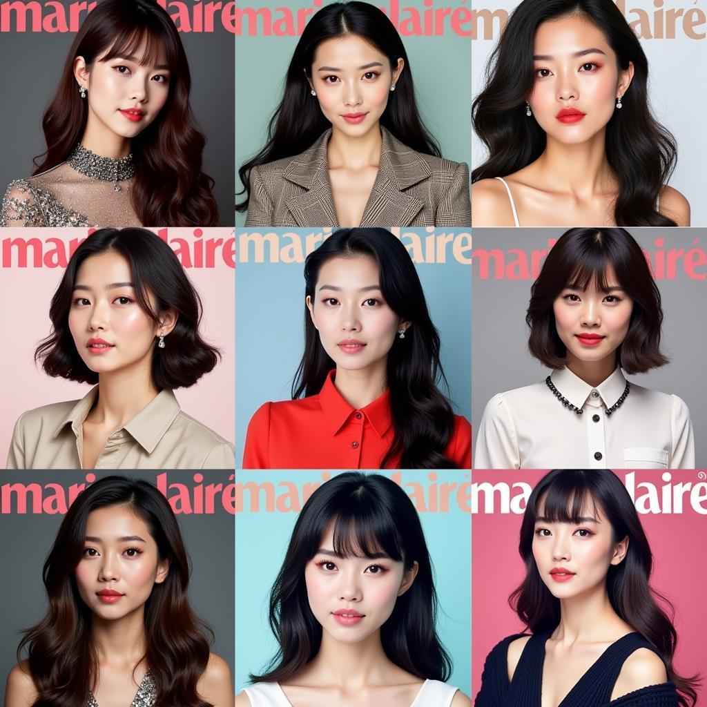 Fan Bingbing's early Marie Claire covers