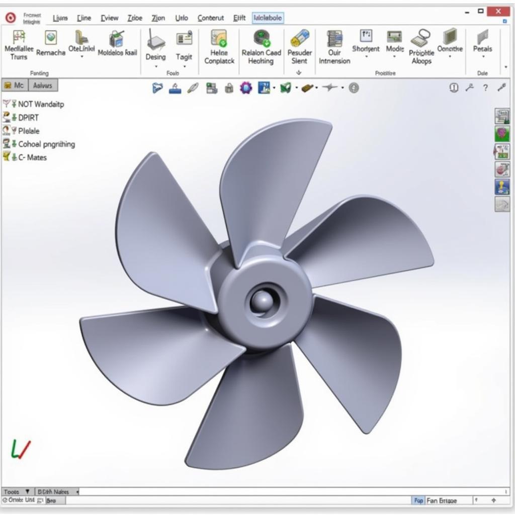 Fan Blade Model Design Software