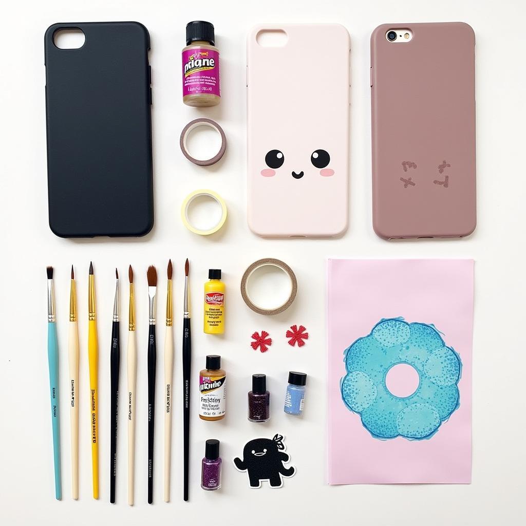 Materials for creating fan phone cases