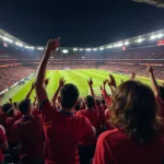 Fans Celebrating a Goal