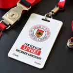 Fan Club Nationalmannschaft membership card with lanyard