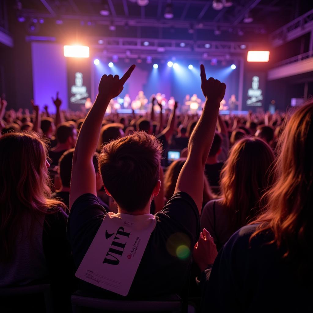 Fans enjoying a Fan Club VIP Experience