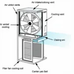 Fan coil unit components diagram