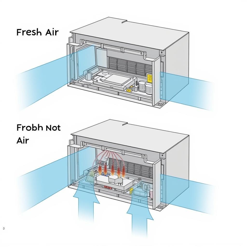 Fan Coil Unit with Heat Recovery Diagram