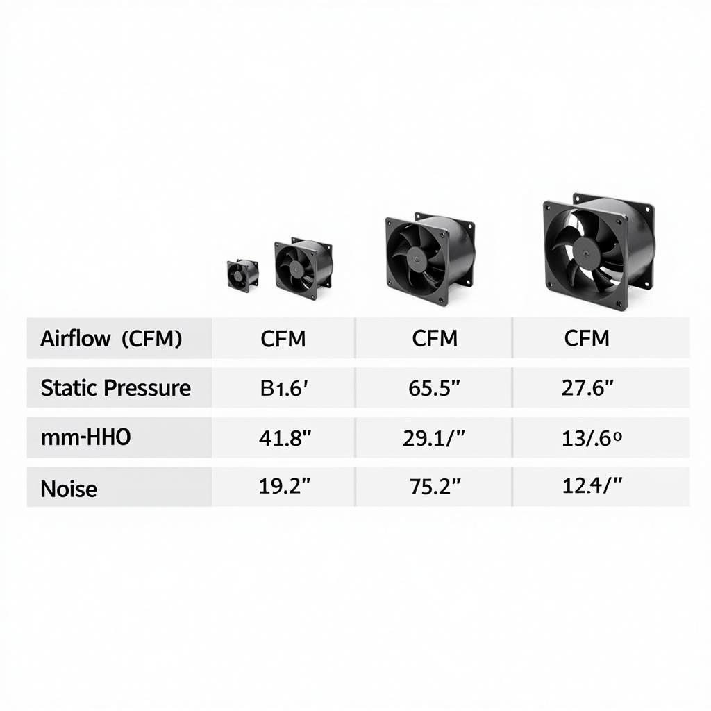 Comparing Fan Specifications