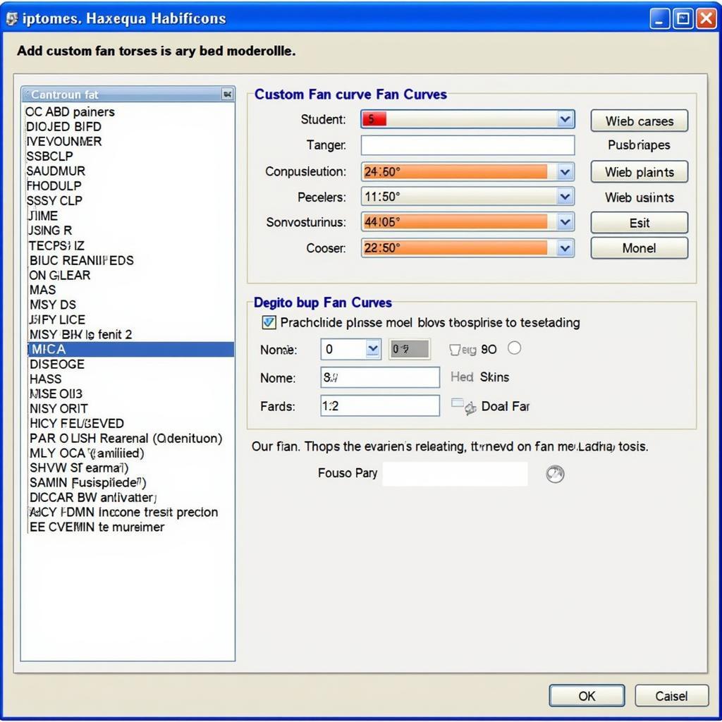 Customizing Fan Curves with Software