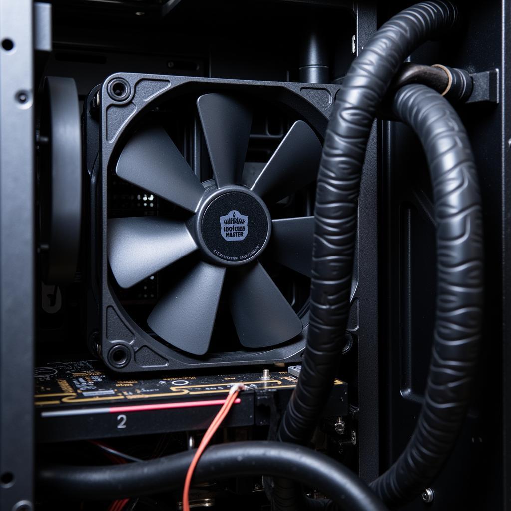 Fan Cooler Master Inside PC Case