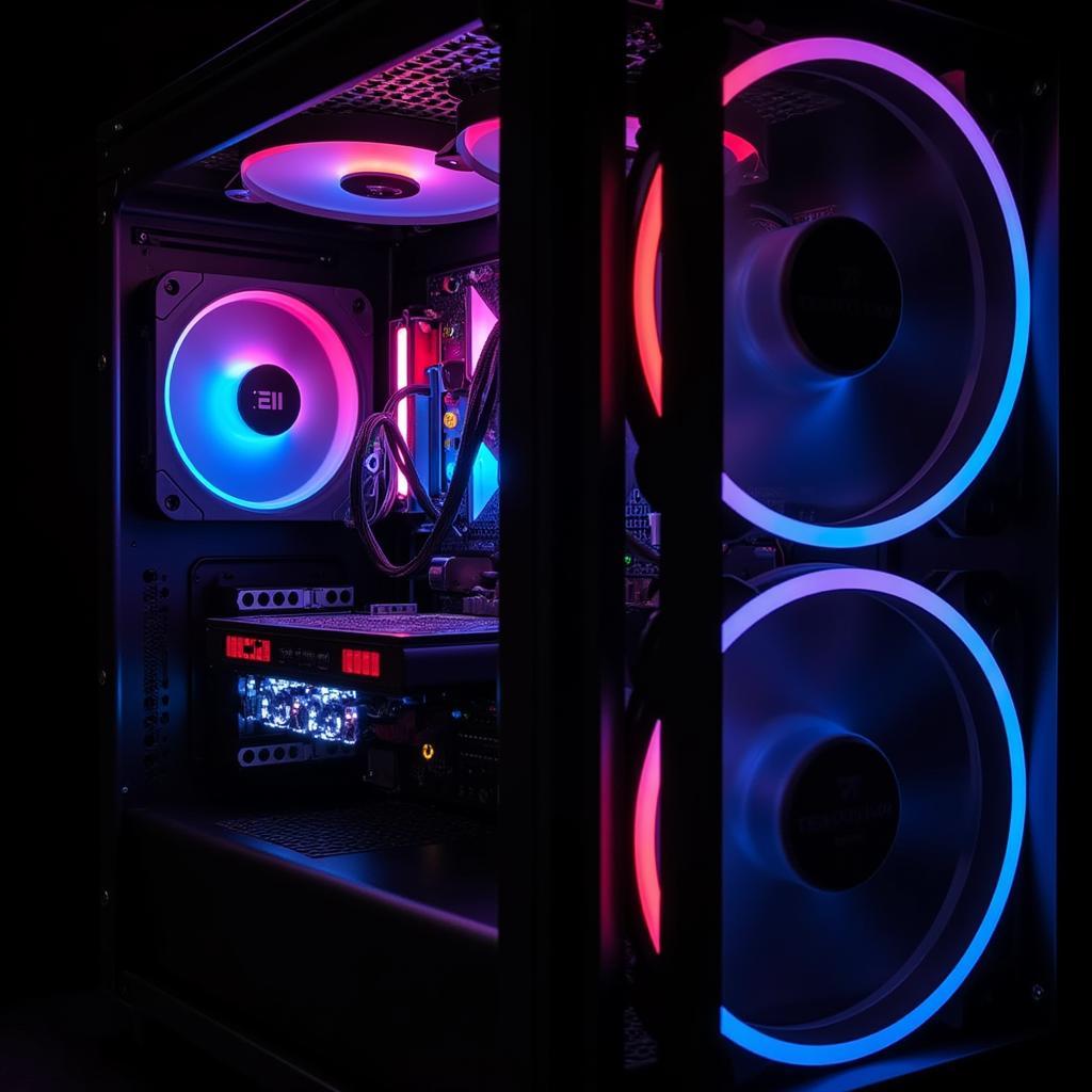 Fan Coolman RGB Dual Ring PC Build