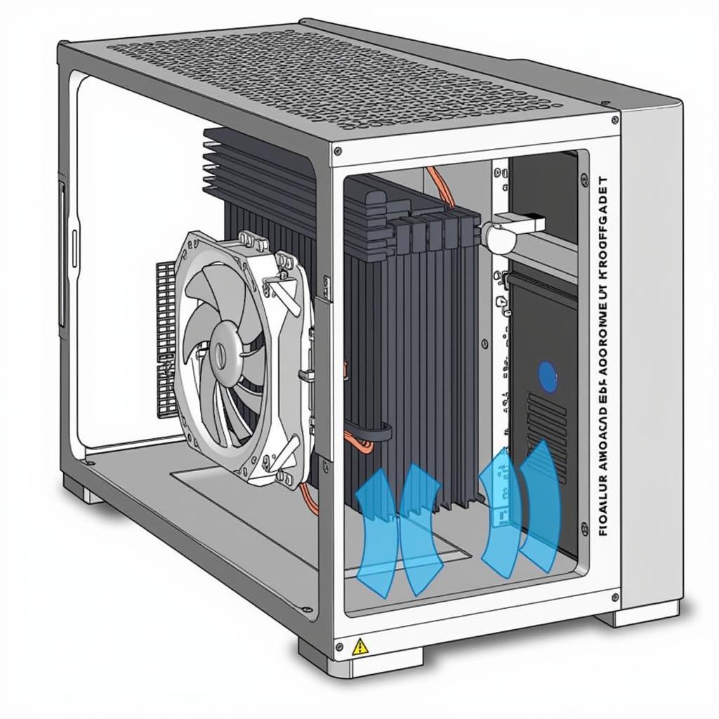 Fan CPU RGP Installation in PC Case