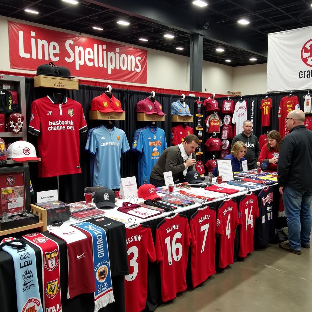 Football Merchandise at Fan Expo Canada