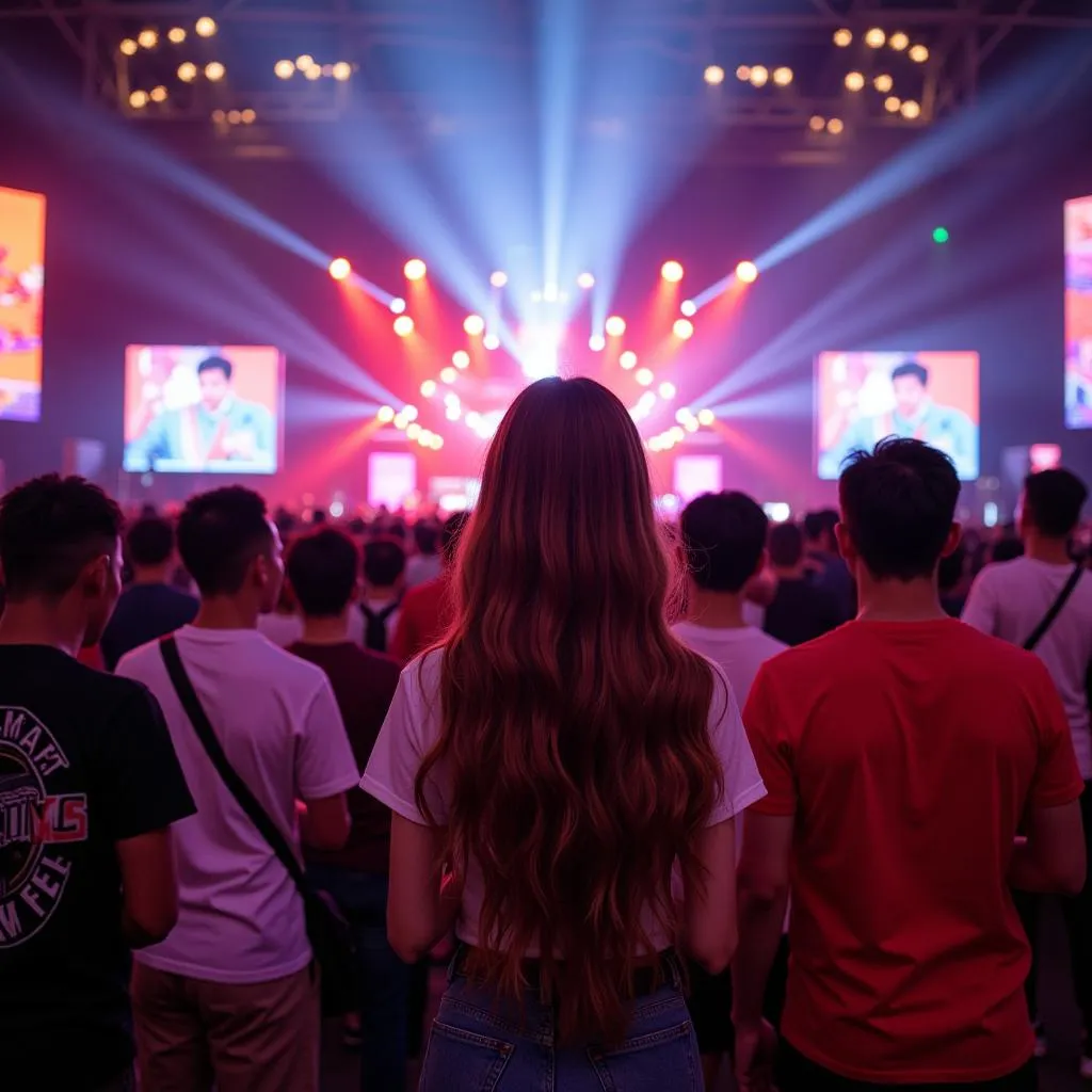 Fans gather at a community event in Vietnam, showcasing their passion and creativity