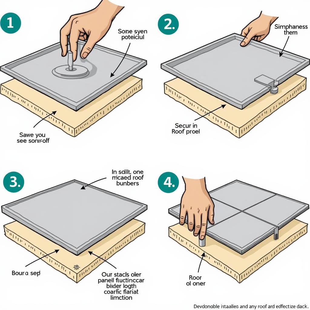 Installing a Fan House Roof