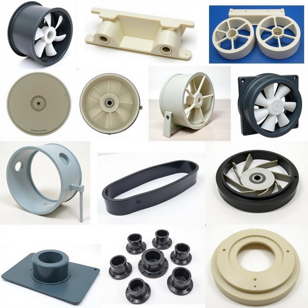 Examples of Fan Injection Molded Parts